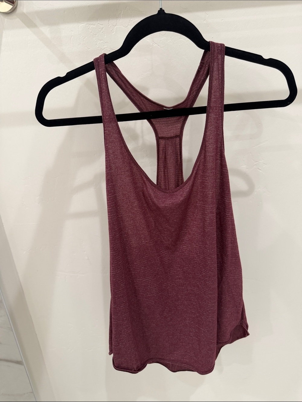 lululemon athletica Maroon Racerback Tank